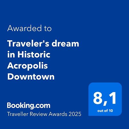 Traveler'S Dream In Historic Acropolis Downtown Apartment เอเธนส์ ภายนอก รูปภาพ